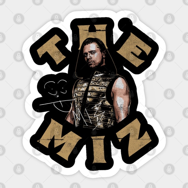 The Miz Pose Sticker by MunMun_Design